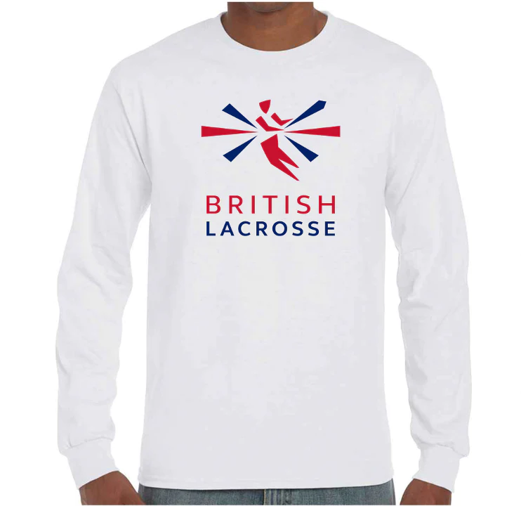 British Lacrosse Cotton Long Sleeve Tee