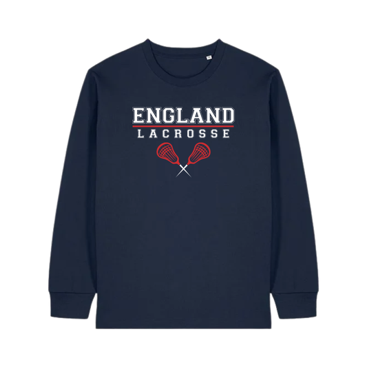 England Lacrosse Long Sleeve Cotton T Shirt