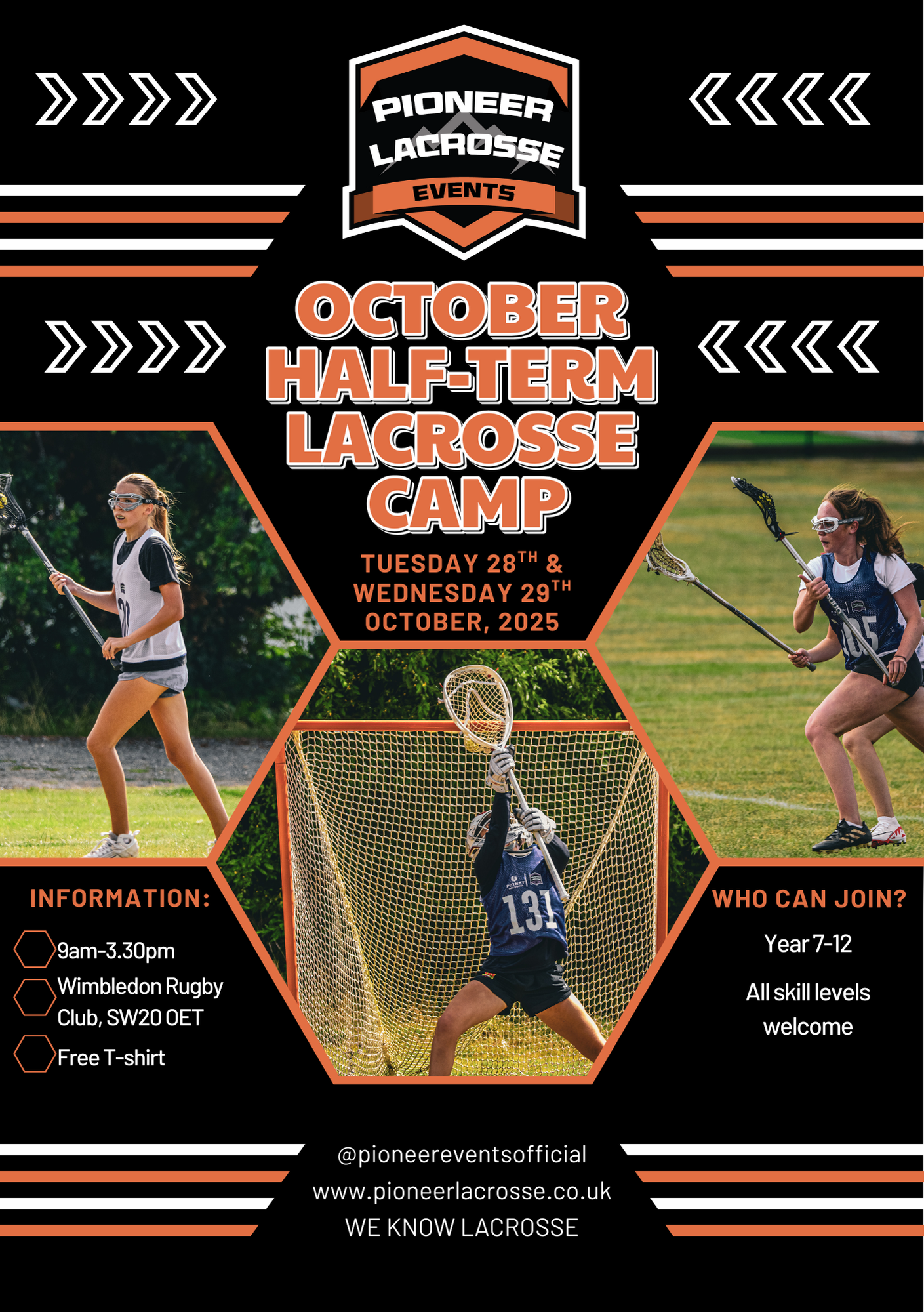 Pioneer Lacrosse Camp - 28th/29th October 2025