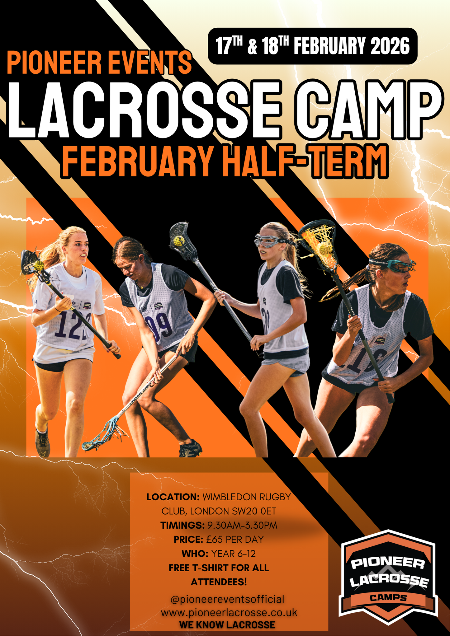 Pioneer Lacrosse Camp - 17th/18th February 2026
