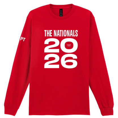 National Schools 2026 Official Merch - Long Sleeve Cotton T Shirt